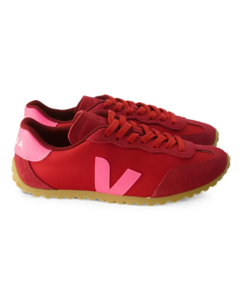 VEJA GT suede-panelled logo-patch sneakers - Rot Rot