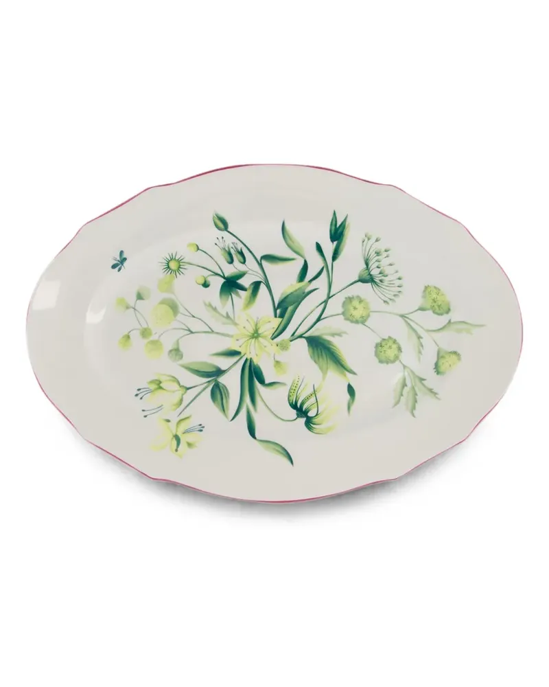 Ginori 1735 Florenza Teller (30cm) - Weiß Weiß