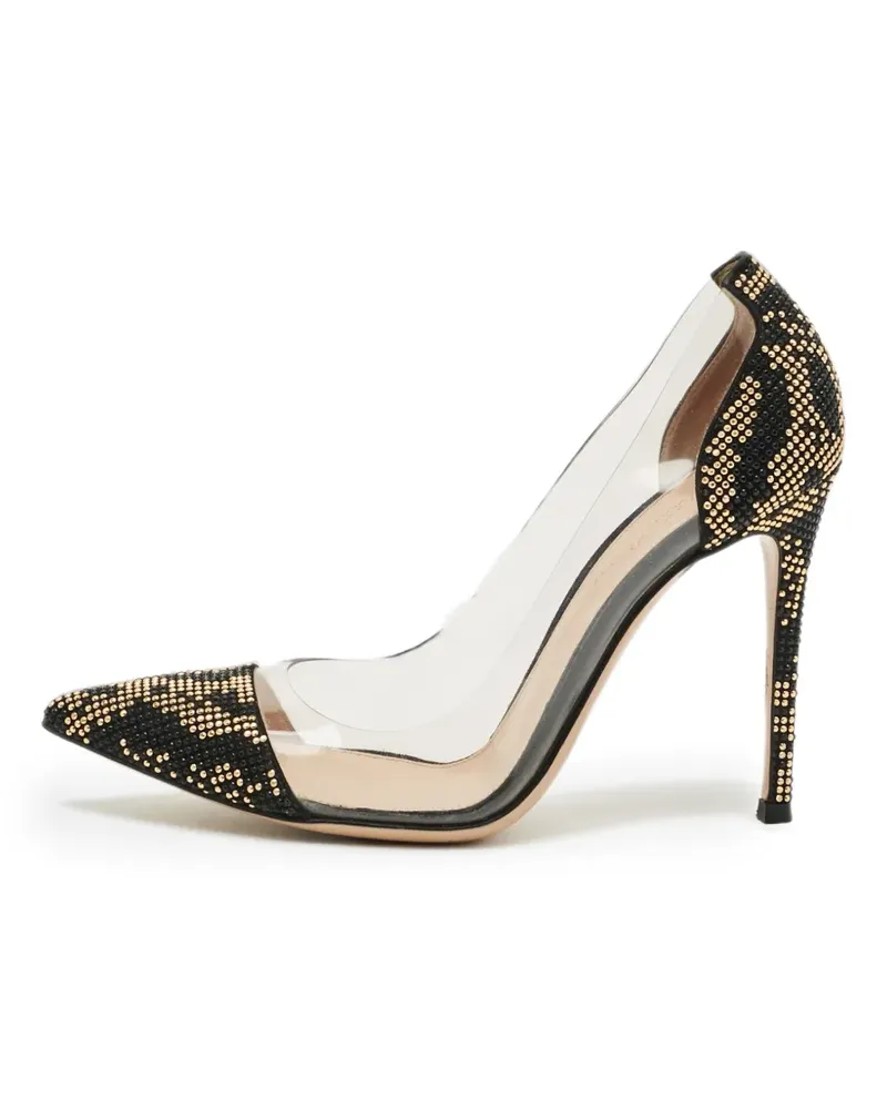 Gianvito Rossi Pumps mit Nieten - Schwarz Schwarz