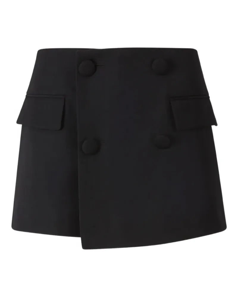 Balmain Klassischer Minirock - Schwarz Schwarz
