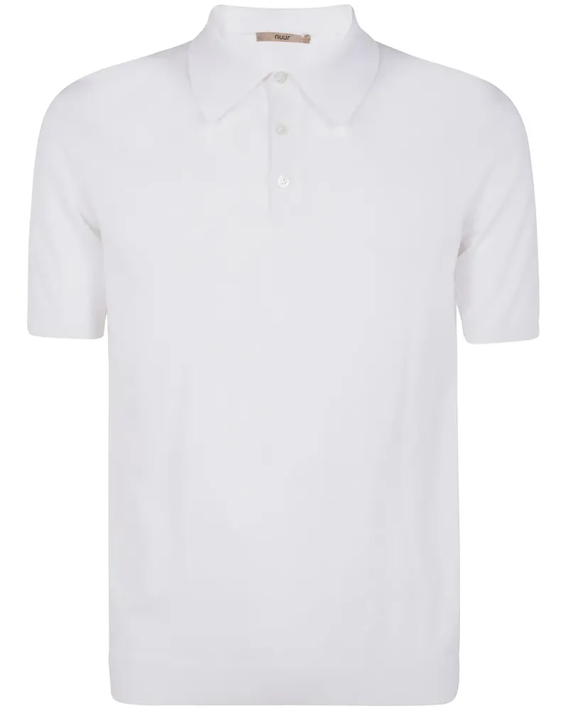 Nuur Klassisches Poloshirt Weiß