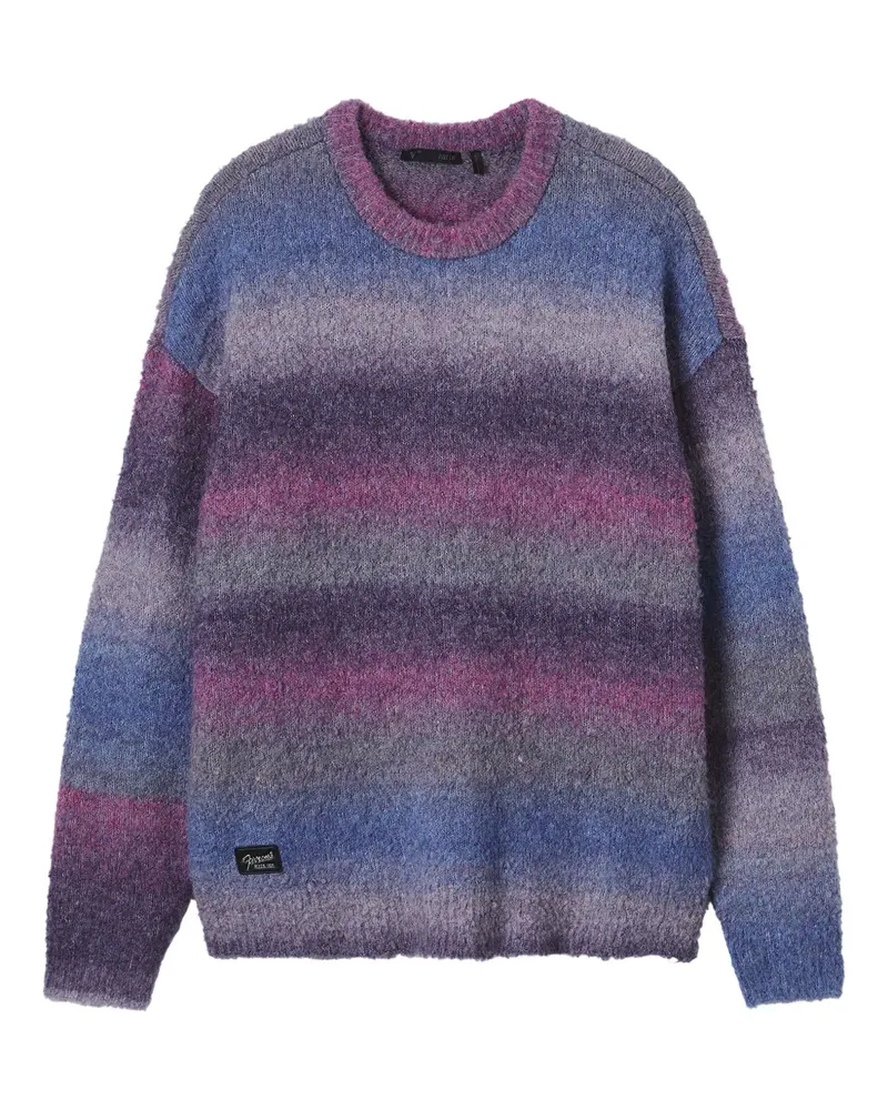 FIVE CM Gestreifter Ombré-Pullover - Violett Violett
