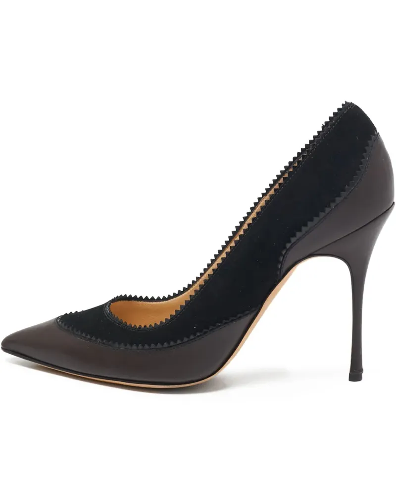 Manolo Blahnik Pumps aus Leder - Braun Braun