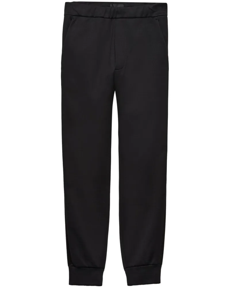 Prada Jogginghose mit Duchesse-Detail - Schwarz Schwarz
