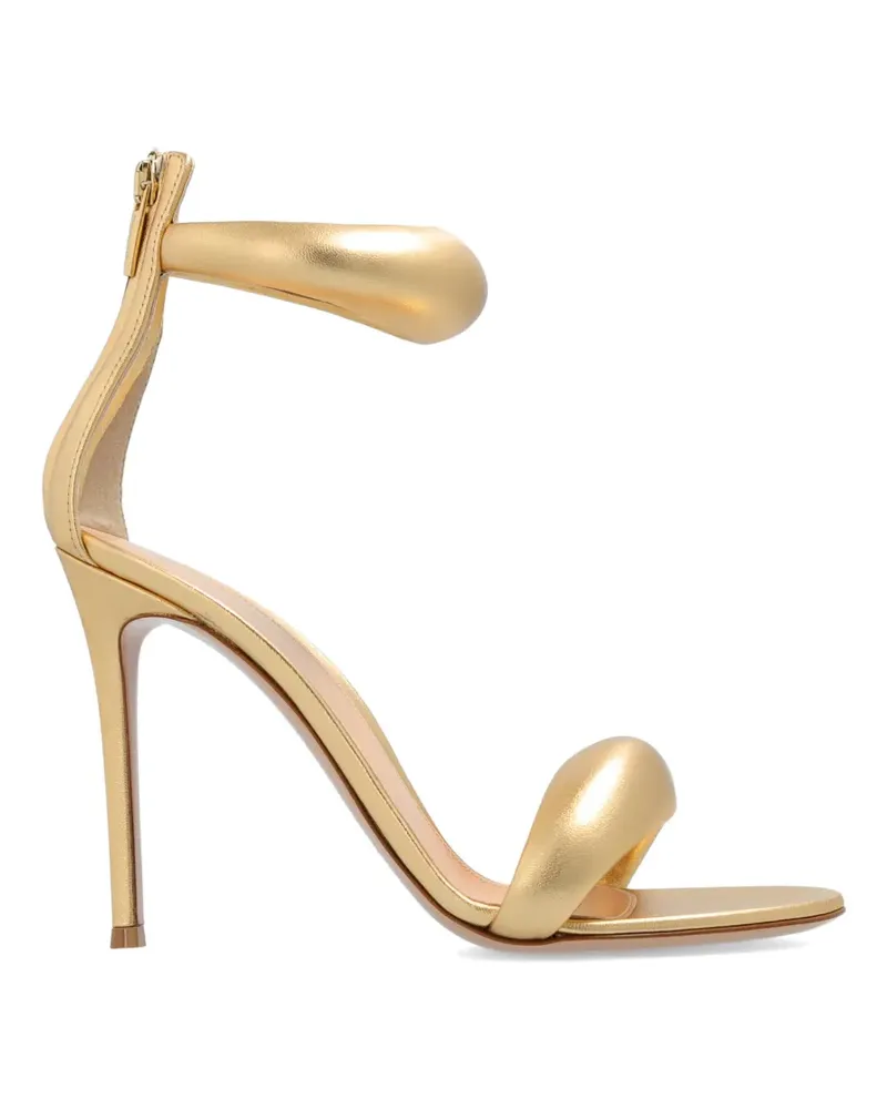 Gianvito Rossi Bijoux Sandalen im Metallic-Look - Gold Gold