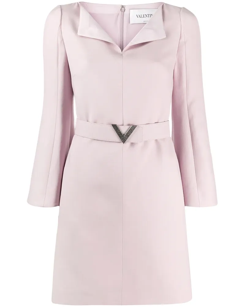 Valentino Garavani Kleid mit Pavé-Gürtel - Violett Violett