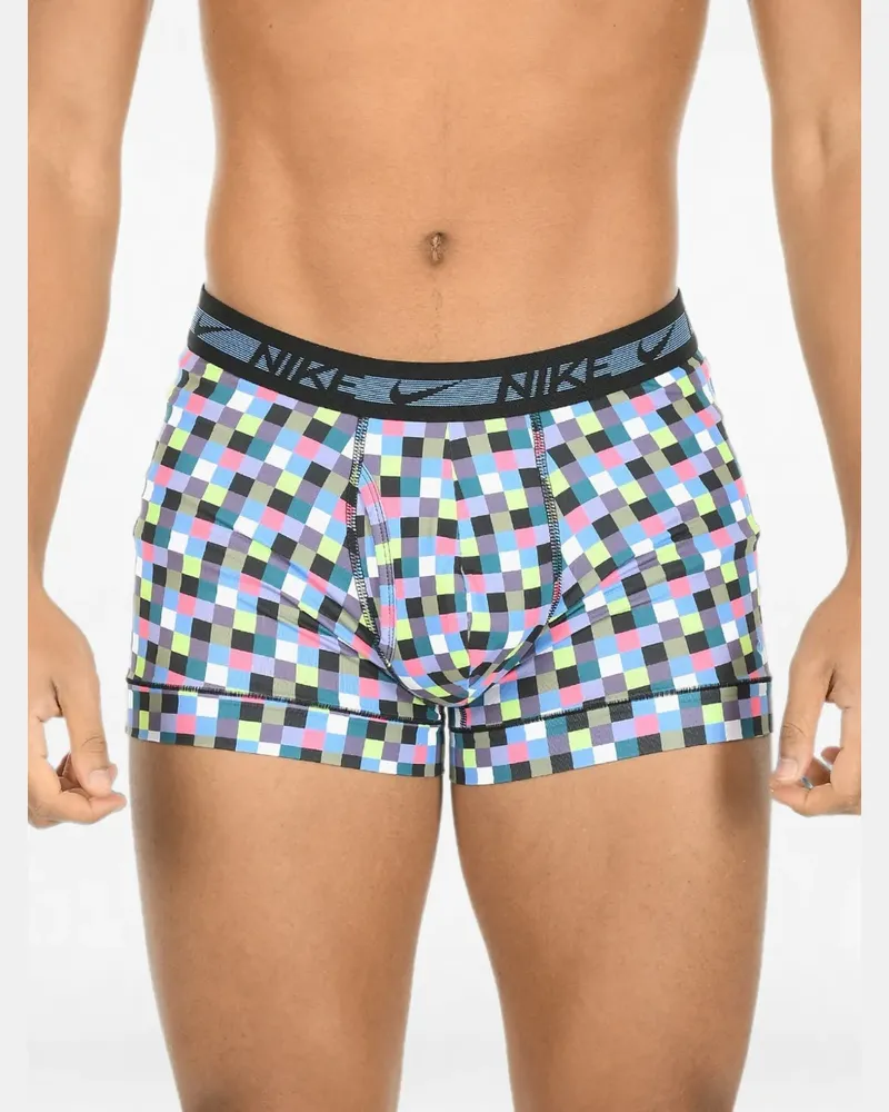Nike Dri-Fit Boxershorts mit Logo-Bund - Blau Blau
