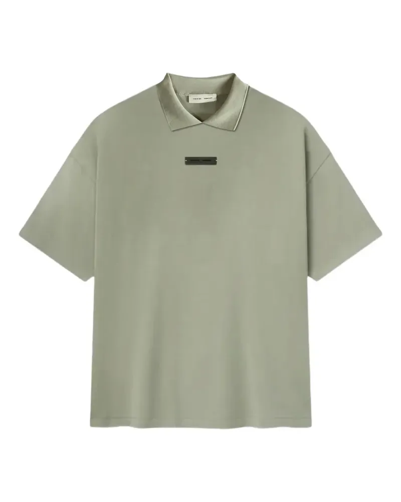 Fear of God logo-plaque T-shirt - Nude Nude