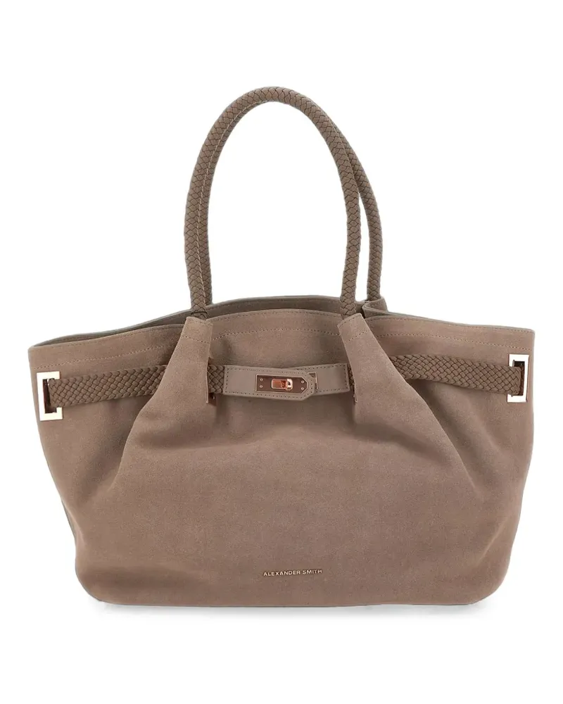 Alexander Smith L Brooke woven-insert tote bag - Nude Nude