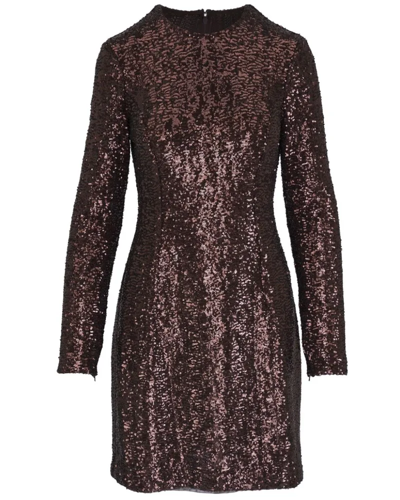 Michael Kors Minikleid mit Pailletten - Braun Braun