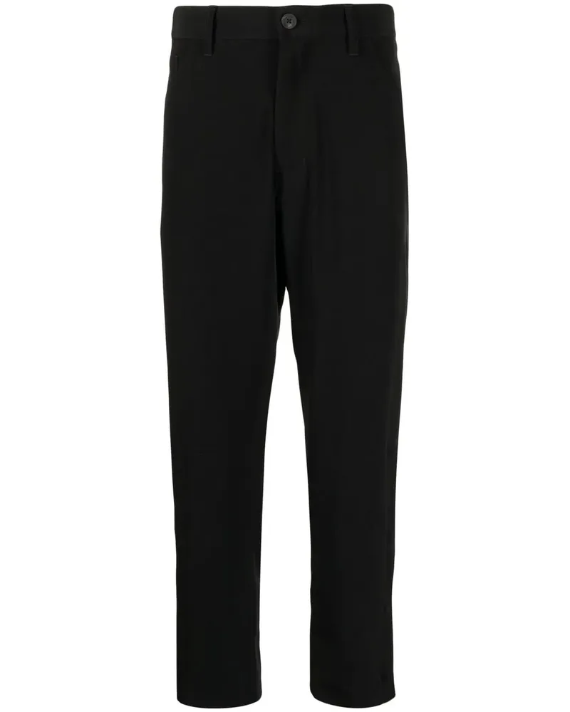 Yohji Yamamoto Klassische Cropped-Hose - Schwarz Schwarz