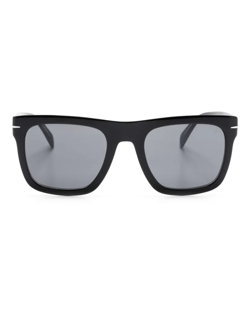 EYEWEAR by DAVID BECKHAM Sonnenbrille mit breitem Gestell Schwarz