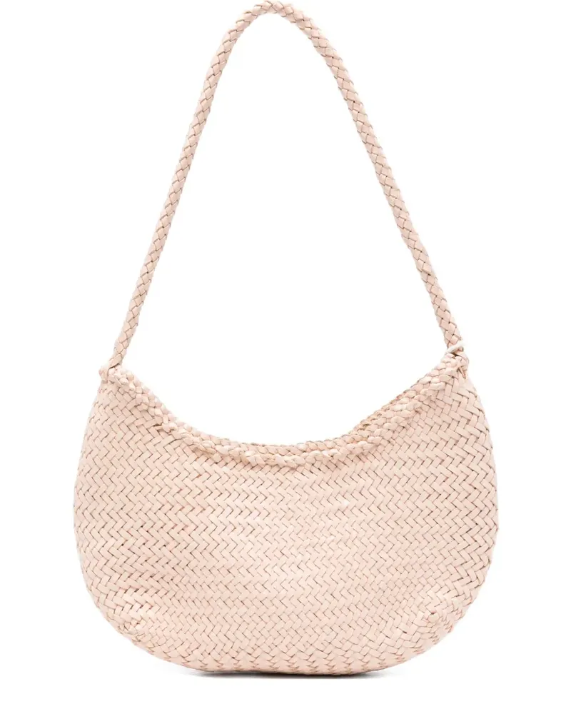 Dragon Diffusion Geflochtene Schultertasche - Nude Nude