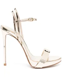 Le Silla Gwen Sandalen aus Lackleder 120mm Gold