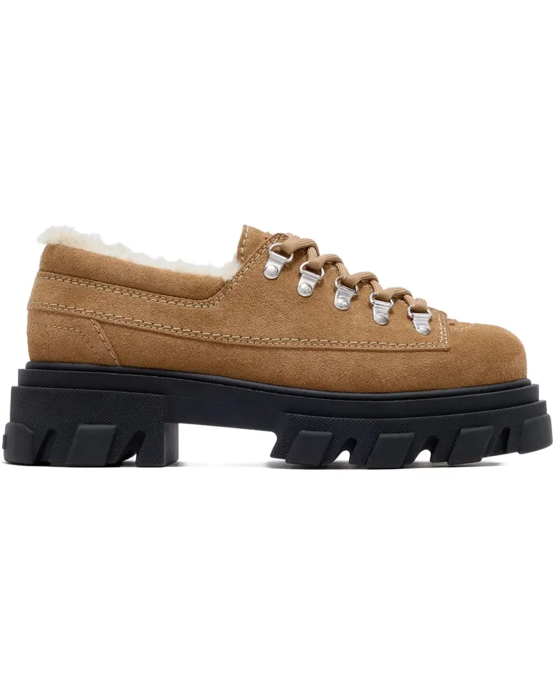 Ganni Loafer aus Wildleder - Braun Braun