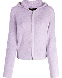 Tout a Coup Gestrickter Hoodie Violett