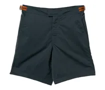 buckle-fastening swim shorts - Blau