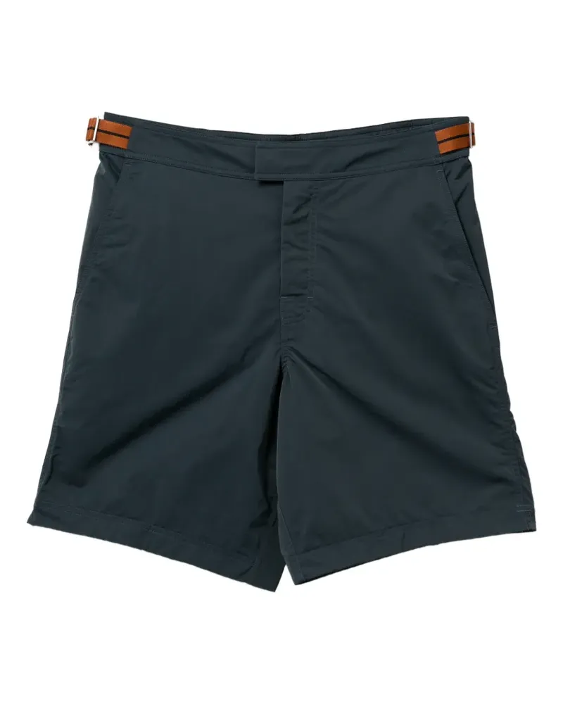 Ermenegildo Zegna buckle-fastening swim shorts - Blau Blau