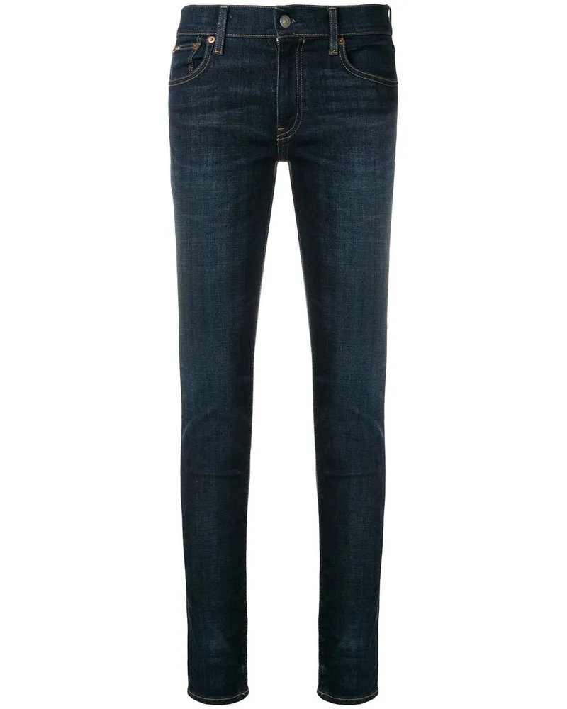 Ralph Lauren Klassische Skinny-Jeans Blau