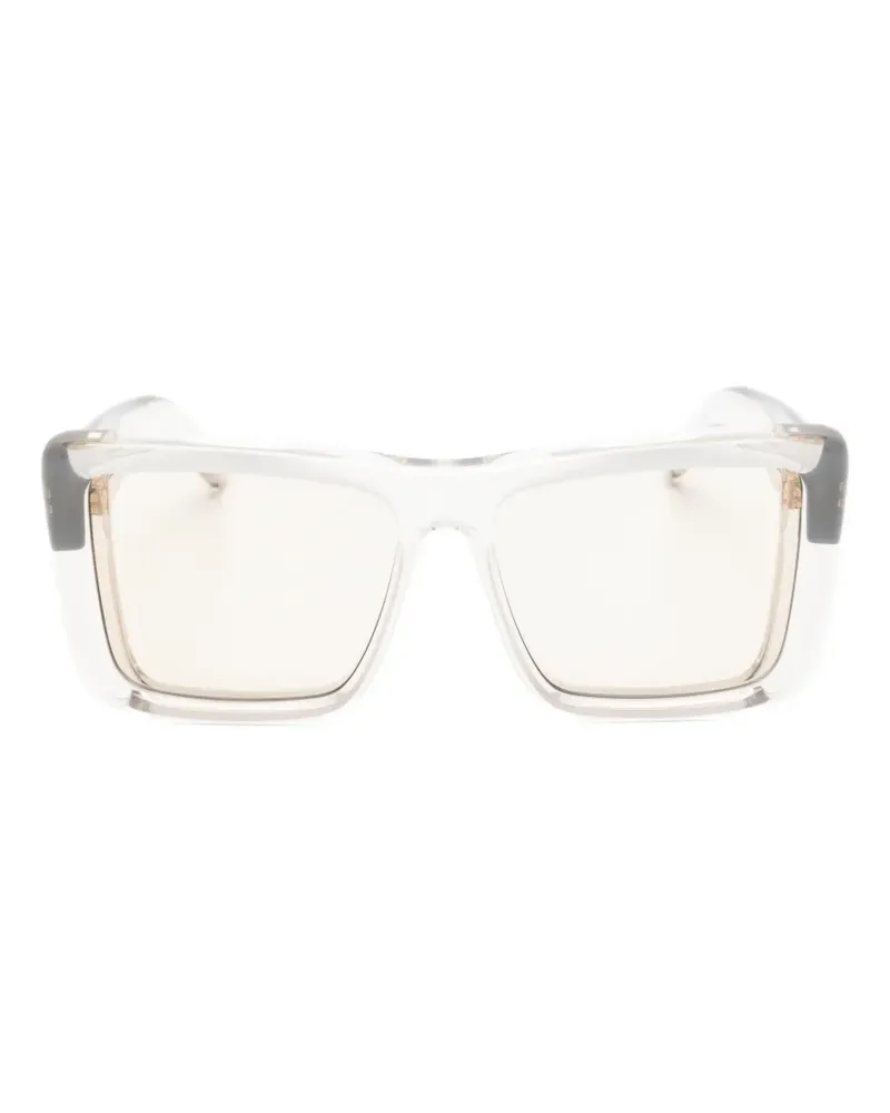 Saint Laurent Howl square-frame sunglasses - Weiß Weiß
