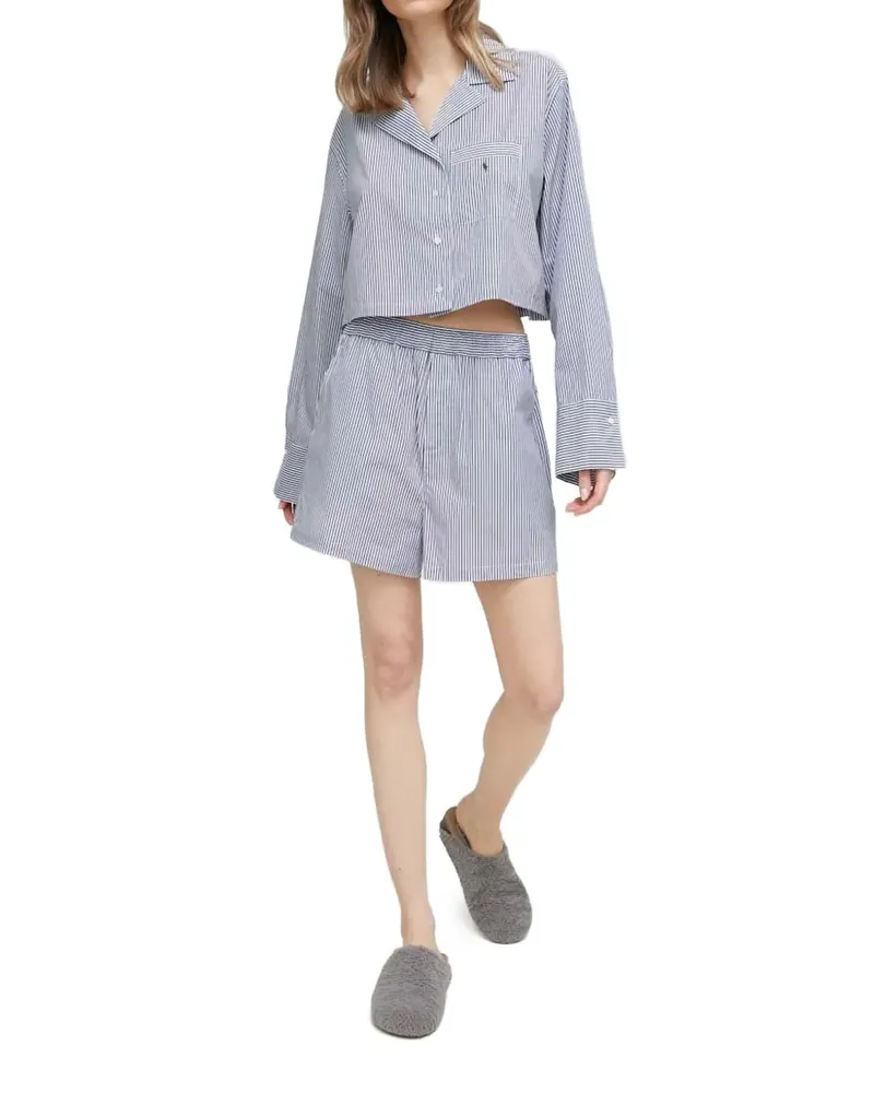 Ralph Lauren Gestreifter Pyjama - Blau Blau