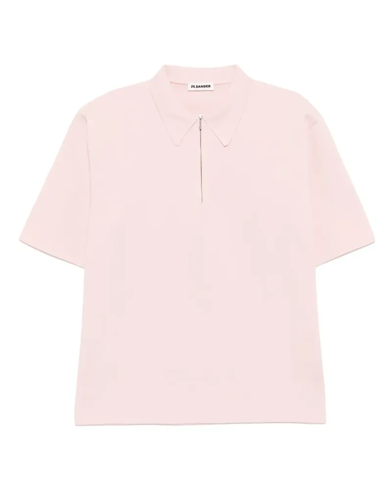 Jil Sander Poloshirt mit kurzen Ärmeln - Rosa Rosa