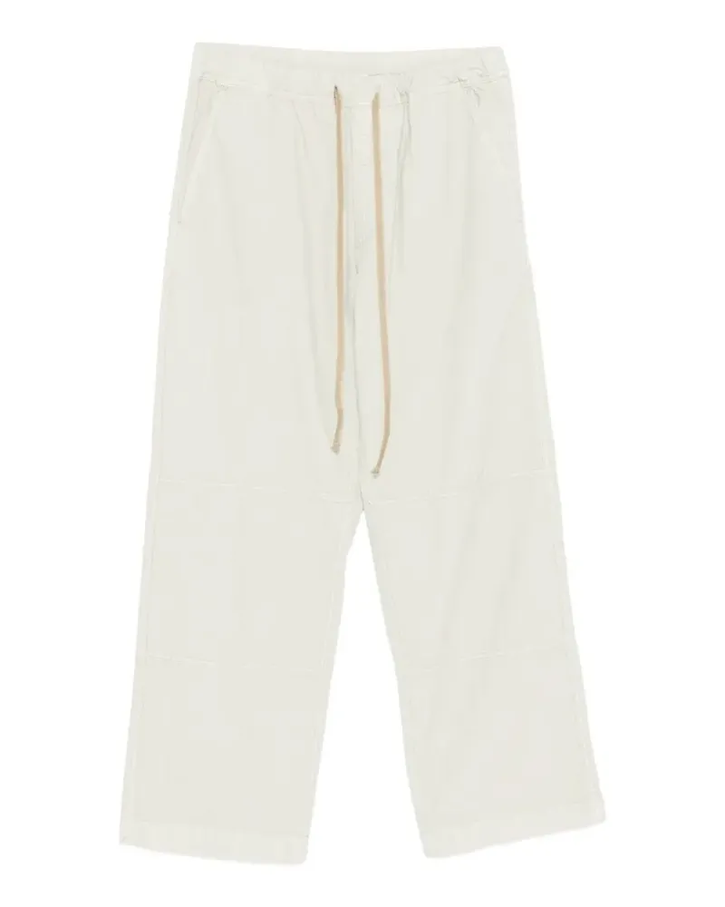 Haikure drawstring panelled trousers - Nude Nude