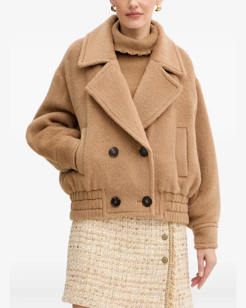 Luisa Spagnoli Doppelreihiger Stornello Mantel - Nude Nude