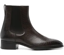 Klassische Chelsea-Boots - Braun