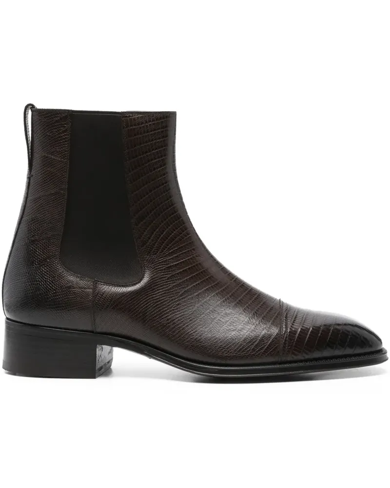 Tom Ford Klassische Chelsea-Boots - Braun Braun
