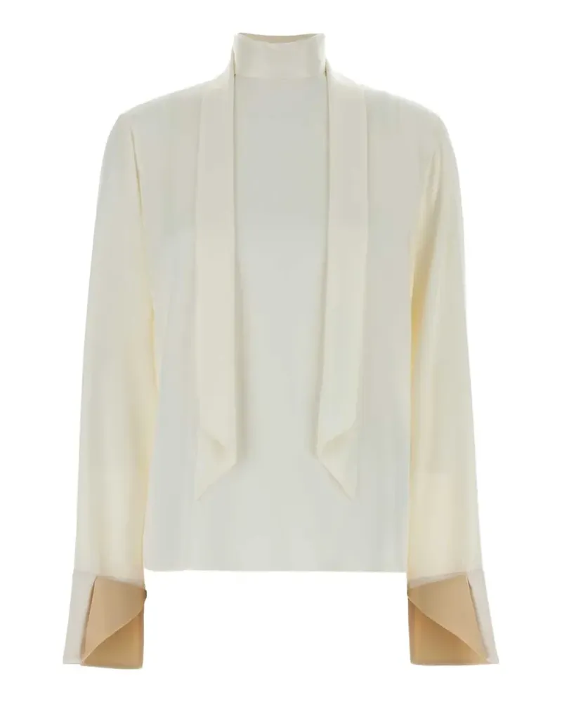 Stella McCartney Bluse mit Schleifenkragen - Nude Nude