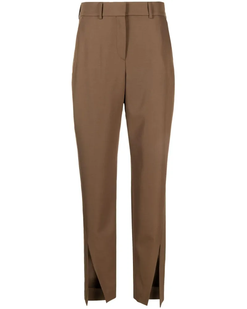 Balmain Hose mit Schlitz - Braun Braun