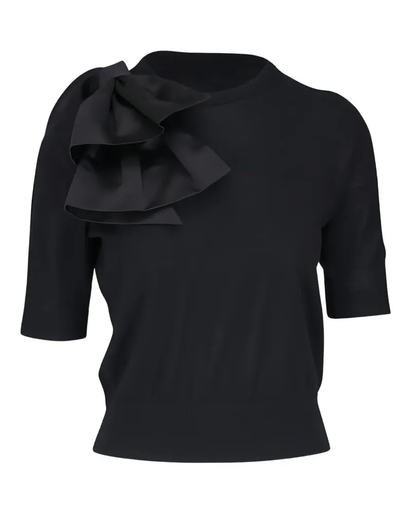 Dorothee Schumacher T-Shirt mit Schleifendetail - Schwarz Schwarz