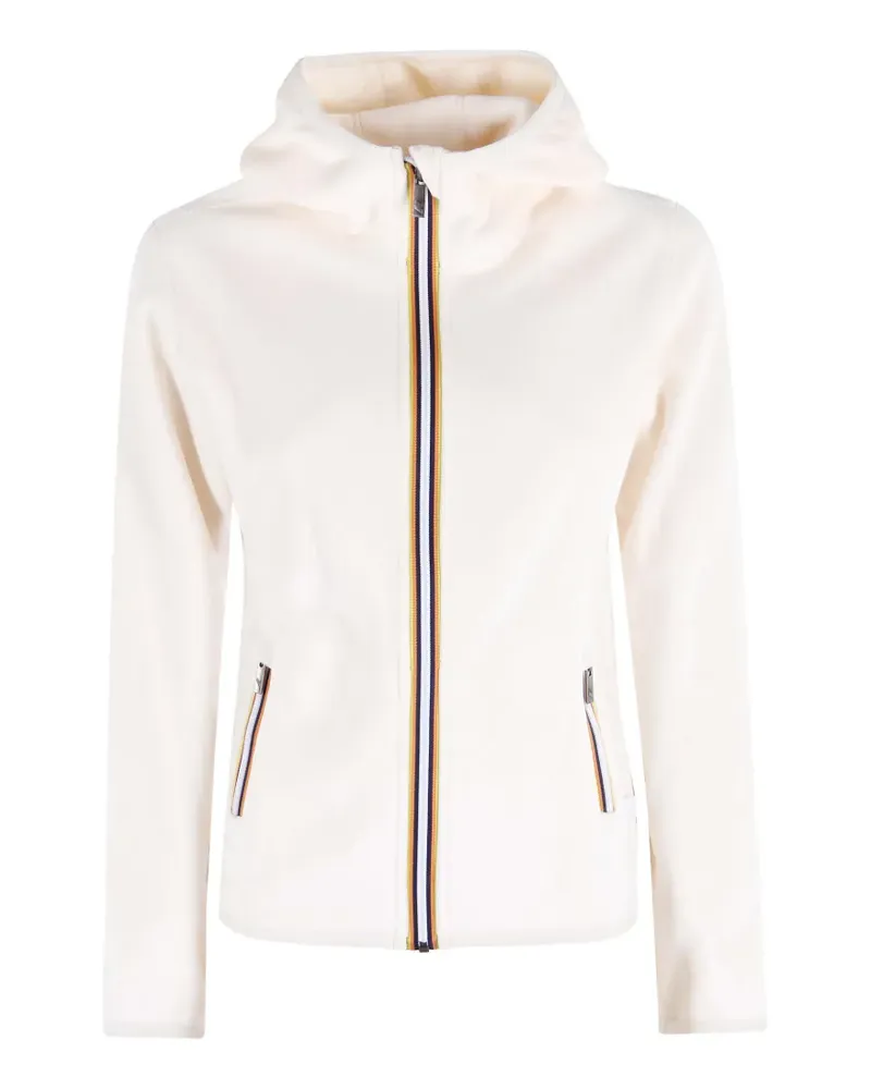 K-Way Lily Velour Hoodie - Nude Nude