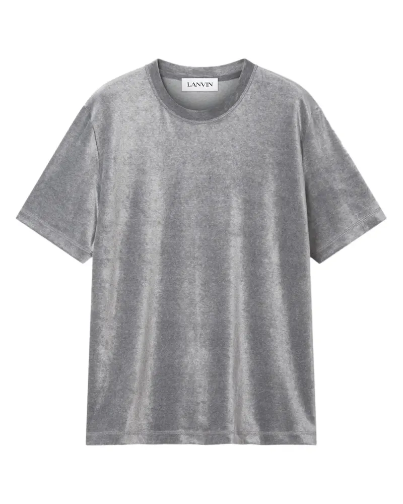 Lanvin T-Shirt mit rundem Ausschnitt - Grau Grau