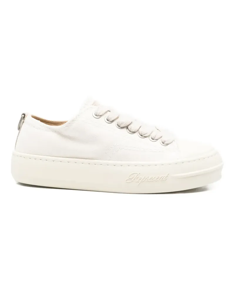 REPRESENT logo-patch sneakers - Nude Nude