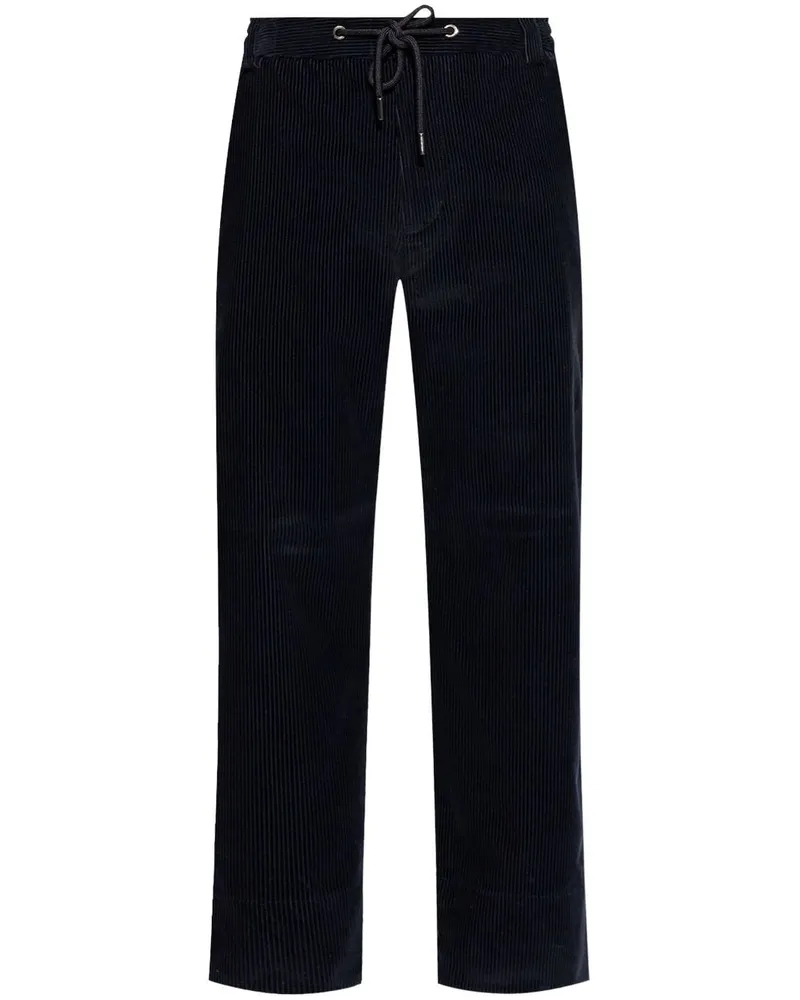 Moncler Hose aus Cord - Blau Blau