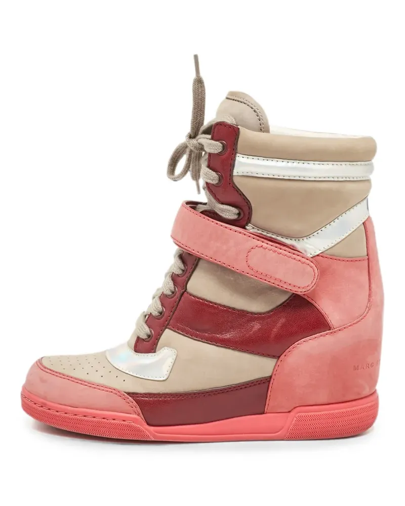 Marc Jacobs wedge touch-strap sneakers - Nude Nude