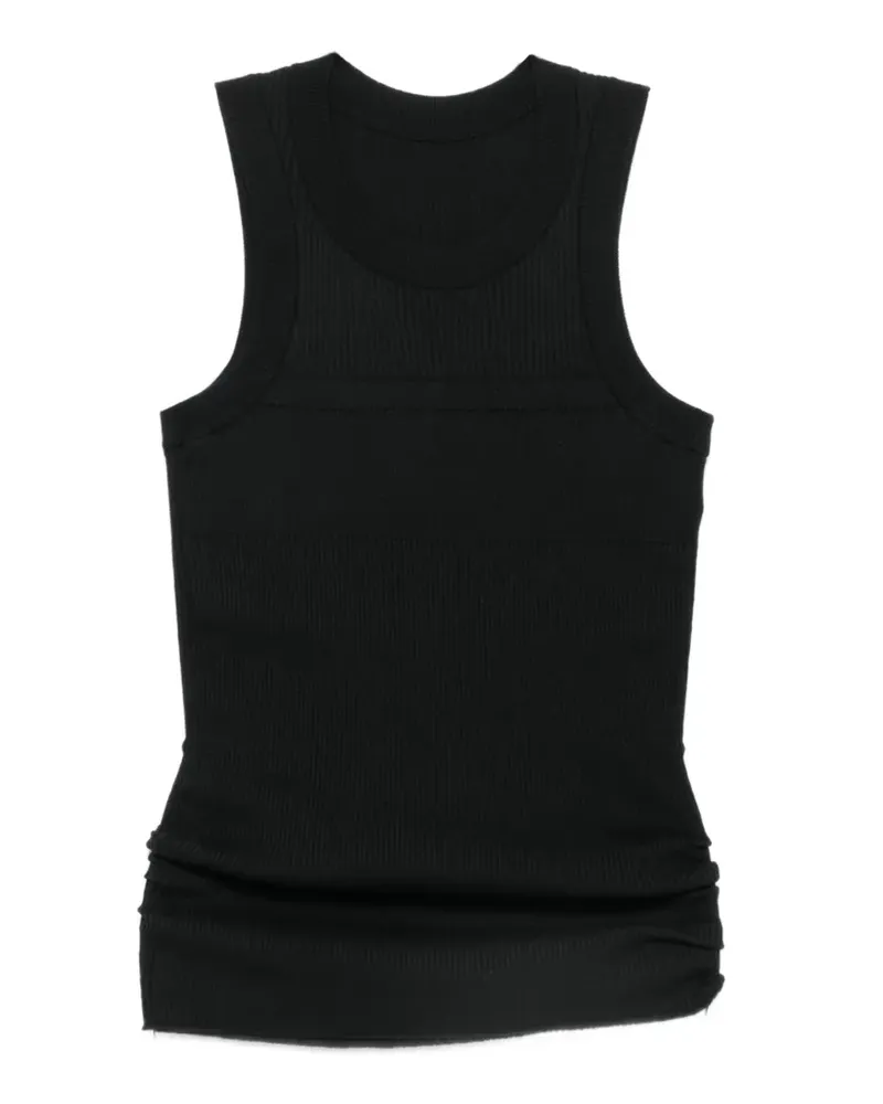 Sacai ribbed-knit tank top - Schwarz Schwarz