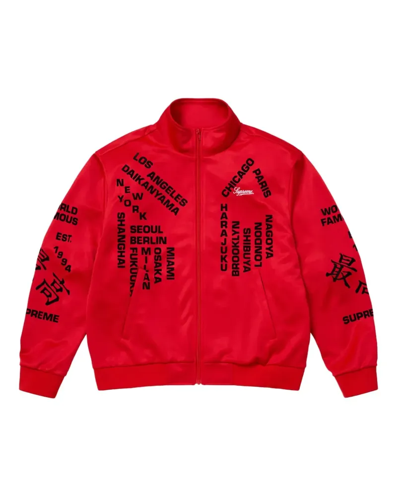 Supreme Being Worldwide "SS 25 - Red" Sportjacke - Rot Rot