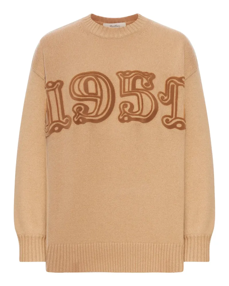 Max Mara Klassischer Pullover - Braun Braun