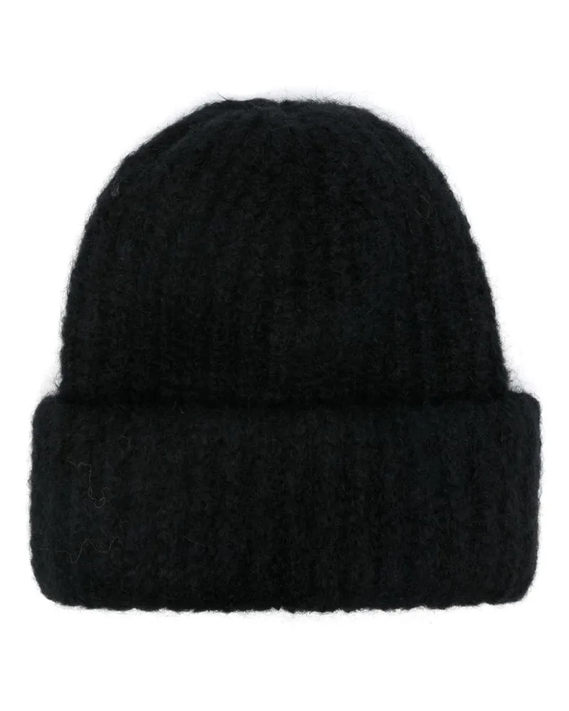 Sunflower Grob gestrickte Beanie - Schwarz Schwarz