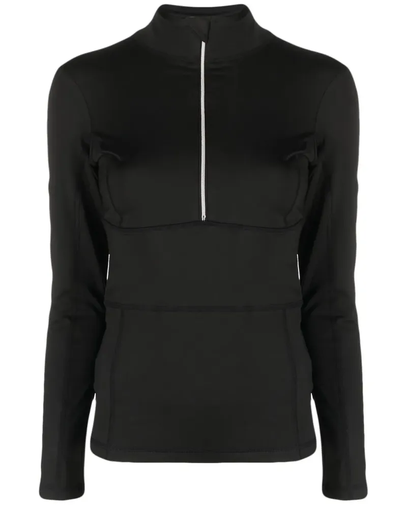 Jet Set Ginger Top - Schwarz Schwarz