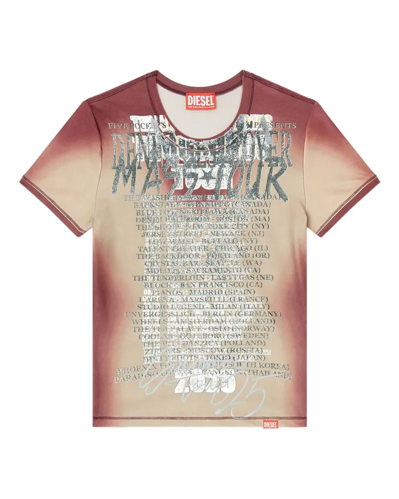 Diesel Remaster Capsule T-Kalyc T-Shirt - Braun Braun