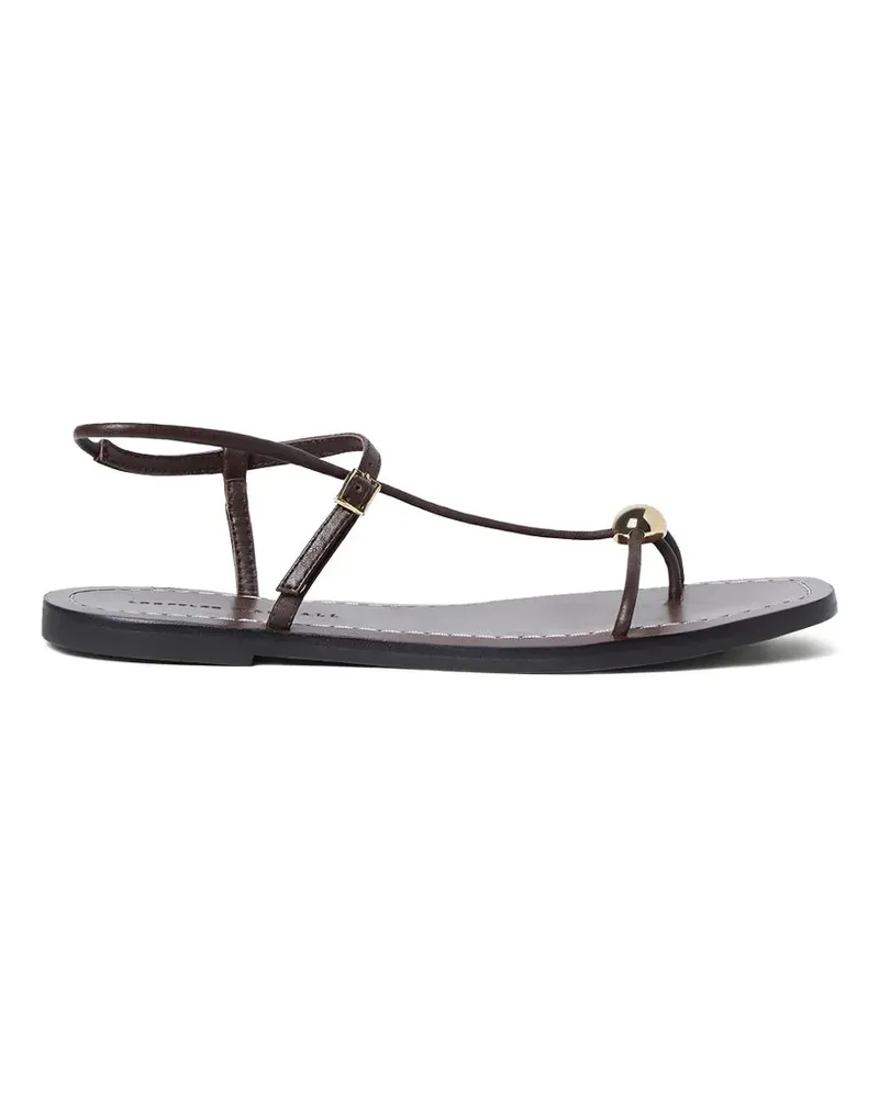 Loeffler Randall Verzierte Lara Sandalen mit Riemen - Braun Braun