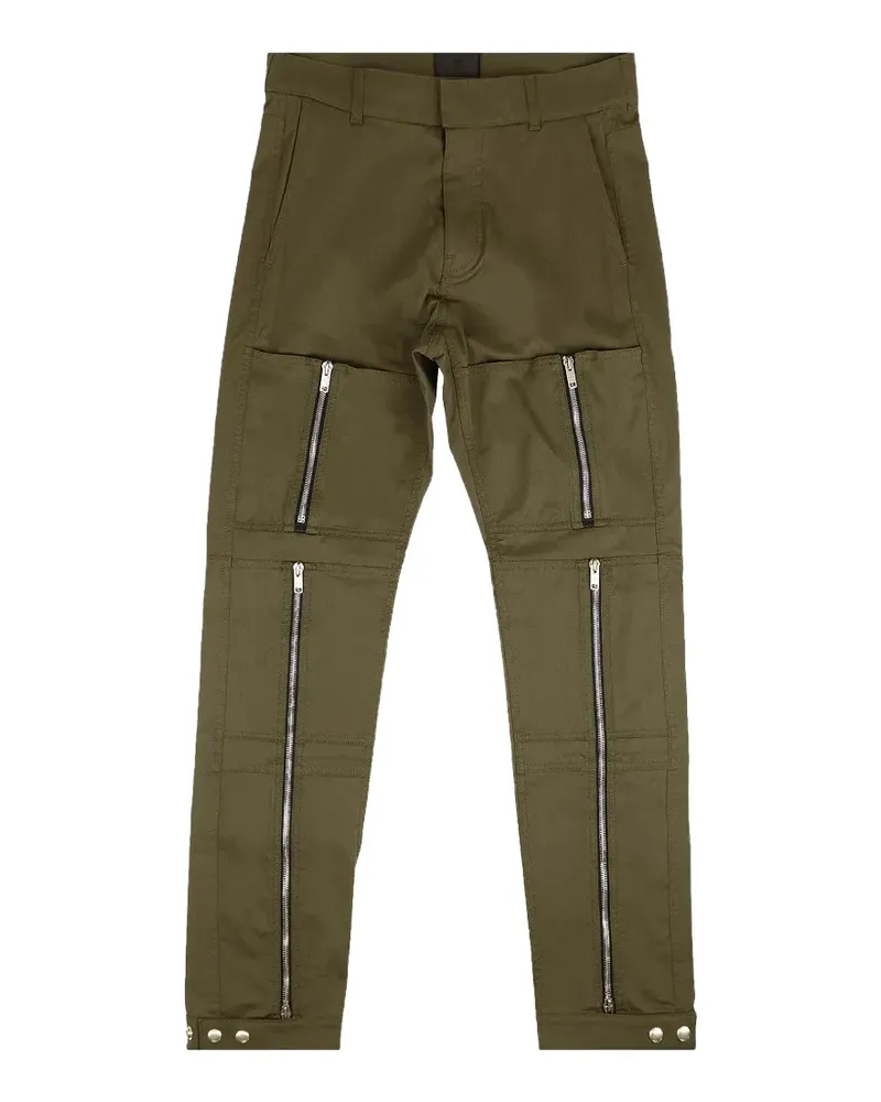 Givenchy Stadium zip-embellished "Khaki" trousers - Grün Grün