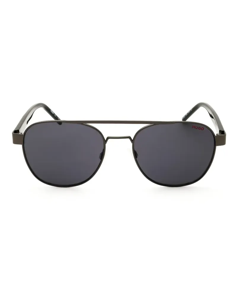 HUGO BOSS Getönte Pilotenbrille - Grau Grau