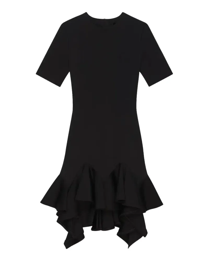 Givenchy ruffle-hem mini dress - Schwarz Schwarz