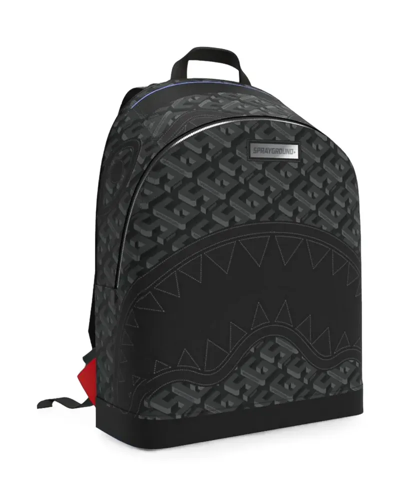 Sprayground 3DSG Blackout Savage backpack - Schwarz Schwarz