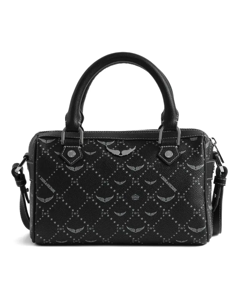 Zadig & Voltaire XS Sunny Vibe Umhängetasche mit Monogramm - Schwarz Schwarz